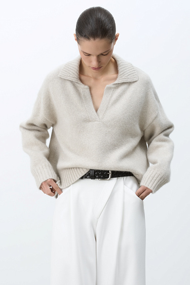Fox down jumper - BRUSNIKA Women Clothes