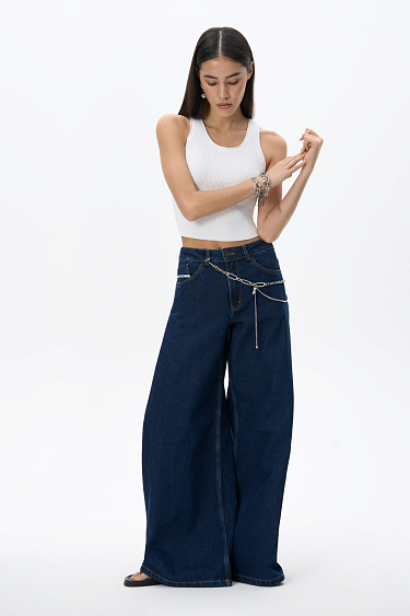 Flared jeans made from 100% cotton - BRUSNIKA Women Clothes