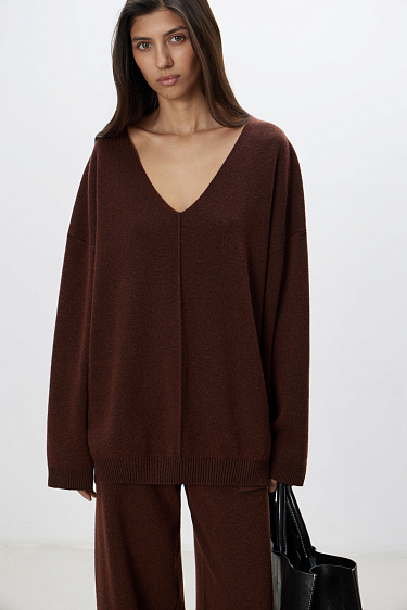 Cashmere and wool knit jumper - BRUSNIKA Women Clothes