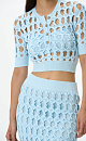 Large openwork weave top - BRUSNIKA. Women clothes