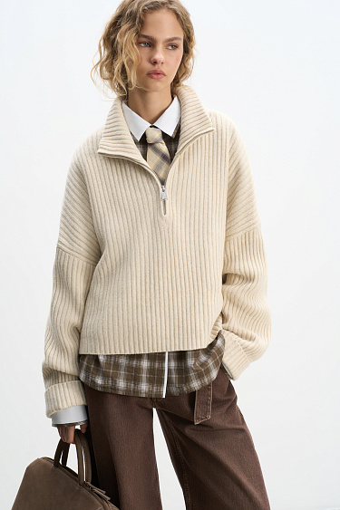 Soft wool jumper - BRUSNIKA Women Clothes