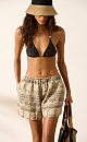 Ethnic print shorts - BRUSNIKA. Women clothes