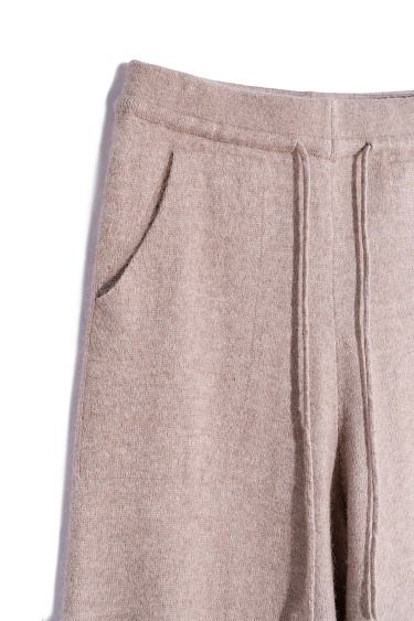 Raccoon fur trousers - BRUSNIKA Women Clothes