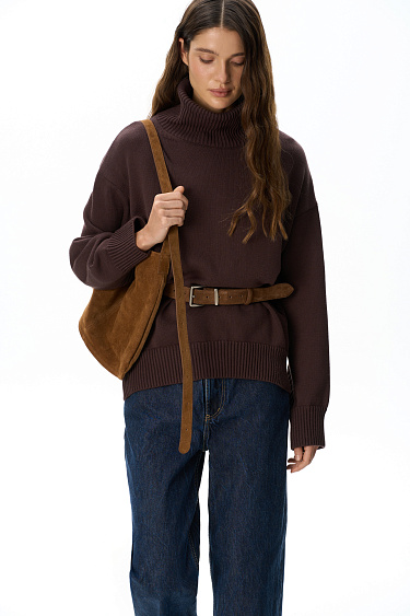 High collar jumper - BRUSNIKA Women Clothes