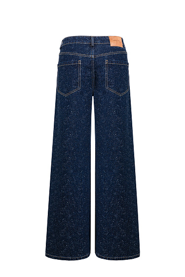Straight jeans with fringes - BRUSNIKA Women Clothes