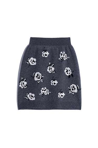 Floral print skirt - BRUSNIKA Women Clothes