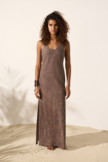 sundress with a twist on the back - BRUSNIKA Women Clothes