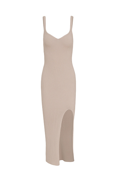 Semi-sweetheart neckline dress - BRUSNIKA Women Clothes