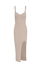 Semi-sweetheart neckline dress - BRUSNIKA. Women clothes