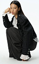 Striped Dolman jacket - BRUSNIKA. Women clothes