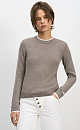 Longsleeve shirt with contrasting cuffs and collar - BRUSNIKA. Women clothes