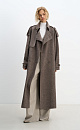 Wool coat with a yoke - BRUSNIKA. Women clothes