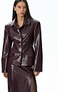 Textured eco-leather jacket - BRUSNIKA. Women clothes
