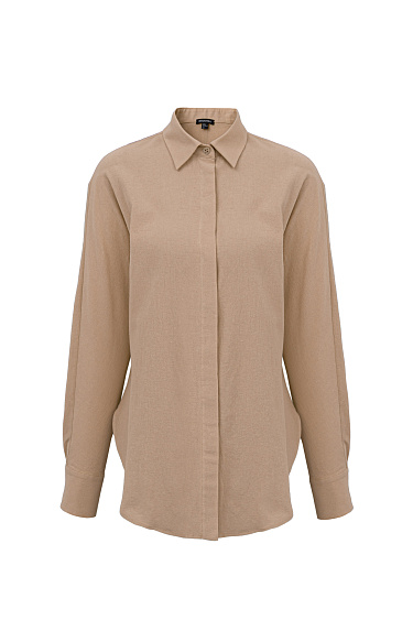 100% cotton basic shirt - BRUSNIKA Women Clothes