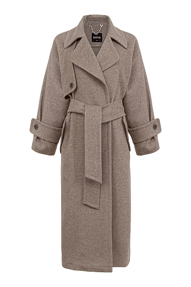 Wool wrap coat - BRUSNIKA Women Clothes