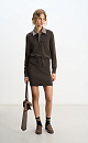 Cashmere and wool mini skirt - BRUSNIKA. Women clothes