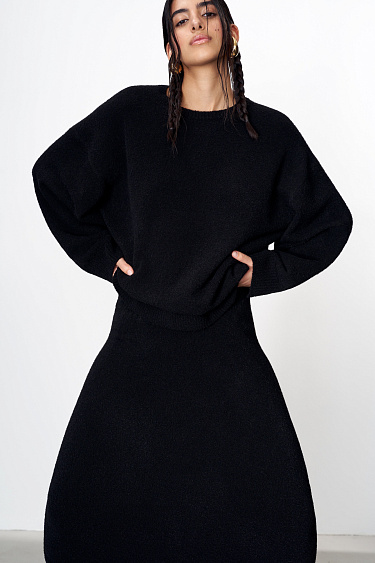 Jumper with dropped shoulder line - BRUSNIKA Women Clothes