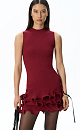 Mini dress with flounces - BRUSNIKA. Women clothes
