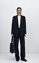 Double-breasted knit blazer - BRUSNIKA. Women clothes