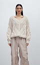 Openwork cotton jumper - BRUSNIKA. Women clothes