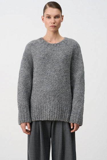 Jumper with scarf - BRUSNIKA Women Clothes