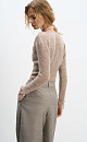 Merino wool cardigan with lace - BRUSNIKA. Women clothes
