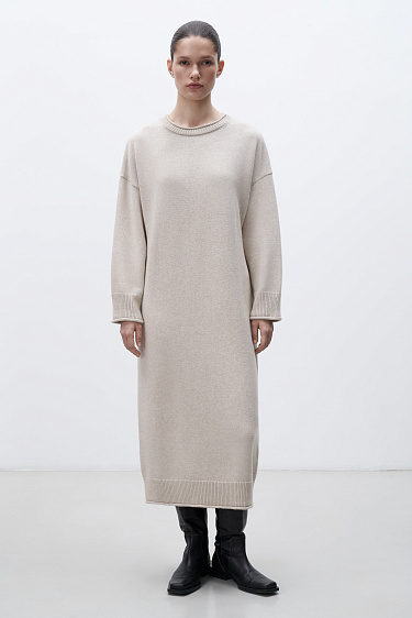Cashmere and wool dress - BRUSNIKA Women Clothes