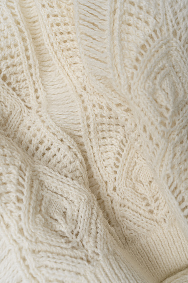 Openwork alpaca wool jumper - BRUSNIKA Women Clothes