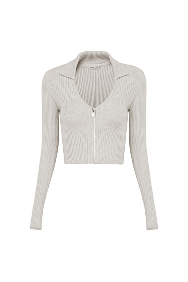 Cropped cardigan - BRUSNIKA Women Clothes