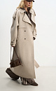 Wool coat with a yoke - BRUSNIKA. Women clothes