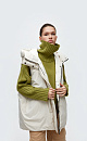 Oversized hooded vest - BRUSNIKA. Women clothes