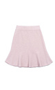Mini skirt made of fox fur - BRUSNIKA. Women clothes