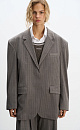 Single-breasted striped jacket - BRUSNIKA. Women clothes