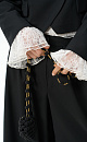 Blouse with lace frill - BRUSNIKA. Women clothes