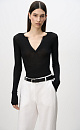 Cut-out long sleeve top - BRUSNIKA. Women clothes