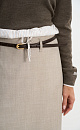 Midi skirt with lace - BRUSNIKA. Women clothes