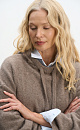 Fox Down Hoodie - BRUSNIKA. Women clothes