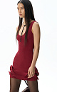 Mini dress with flounces - BRUSNIKA. Women clothes