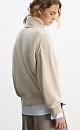 Fox-fur jumper with a high collar - BRUSNIKA. Women clothes