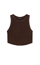 Knitted crop top - BRUSNIKA. Women clothes