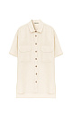 Short sleeve linen shirt - BRUSNIKA. Women clothes