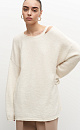 Jumper with cut-out shoulder - BRUSNIKA. Women clothes