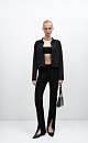 Leggings with slits - BRUSNIKA. Women clothes