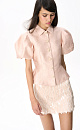 Jacquard jacket with a Basque - BRUSNIKA. Women clothes