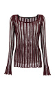 Knit semi-sheer jumper - BRUSNIKA. Women clothes