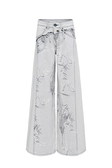 Printed jeans - BRUSNIKA Women Clothes
