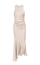 Satin dress - BRUSNIKA. Women clothes
