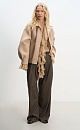 Double-sided bomber jacket made of 100% wool - BRUSNIKA. Women clothes