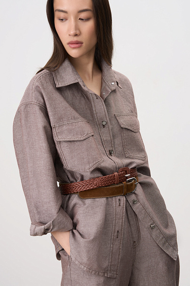 Linen and cotton shirt - BRUSNIKA Women Clothes