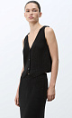 Knitted wool-blend vest - BRUSNIKA. Women clothes